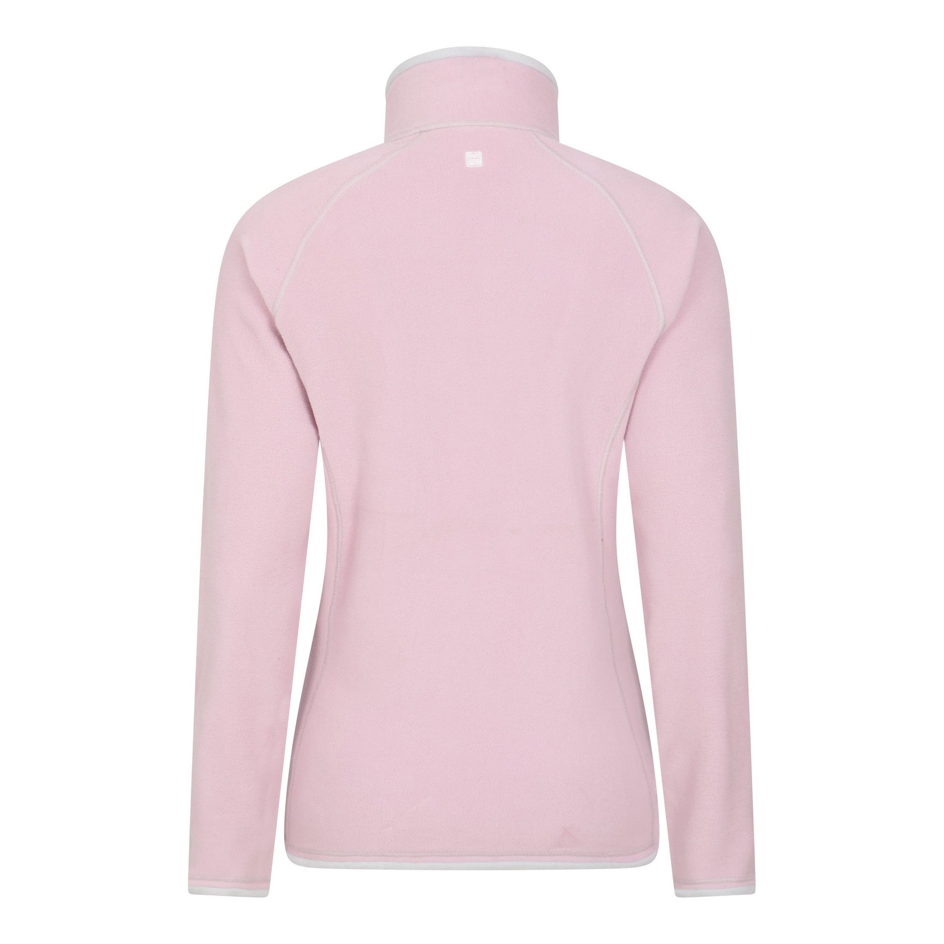Pink - Back - Mountain Warehouse Womens-Ladies Montana Half Zip Fleece Top