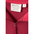 Red - Pack Shot - Mountain Warehouse Womens-Ladies Montana Half Zip Fleece Top