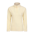 Yellow - Front - Mountain Warehouse Womens-Ladies Montana Half Zip Fleece Top