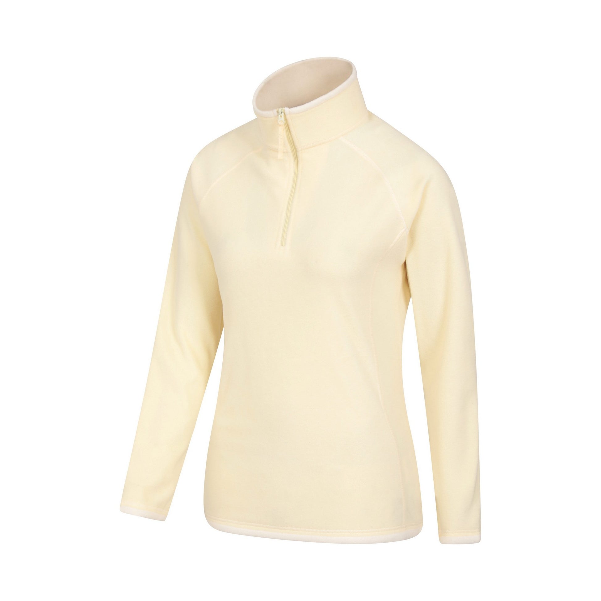 Yellow - Back - Mountain Warehouse Womens-Ladies Montana Half Zip Fleece Top