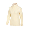 Yellow - Back - Mountain Warehouse Womens-Ladies Montana Half Zip Fleece Top