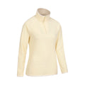 Yellow - Side - Mountain Warehouse Womens-Ladies Montana Half Zip Fleece Top