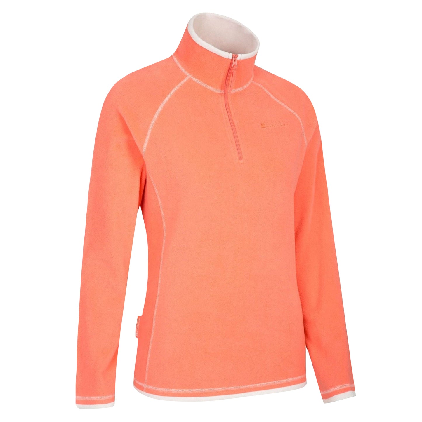 Coral - Back - Mountain Warehouse Womens-Ladies Montana Half Zip Fleece Top