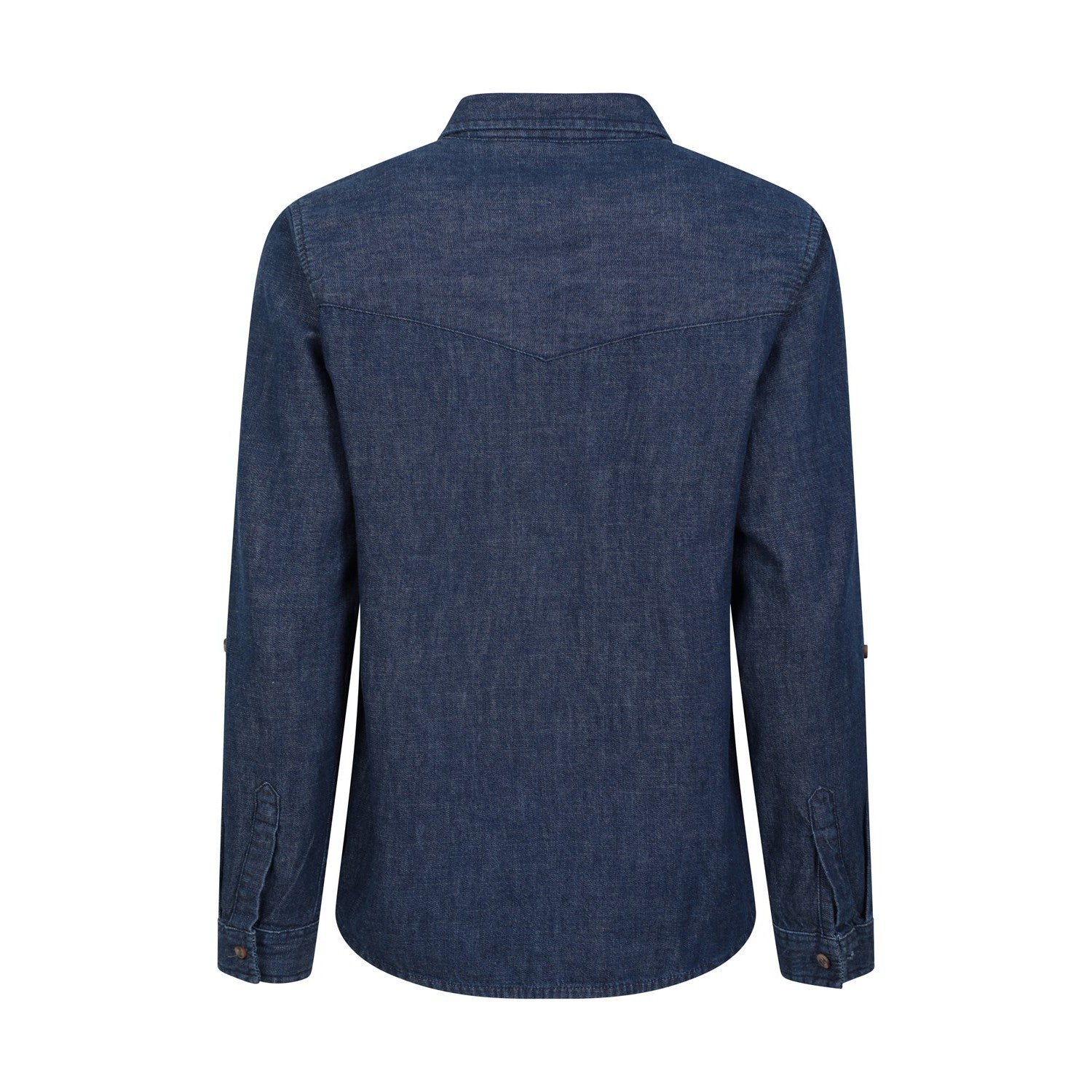Blue - Back - Mountain Warehouse Womens-Ladies Darla Denim Shirt