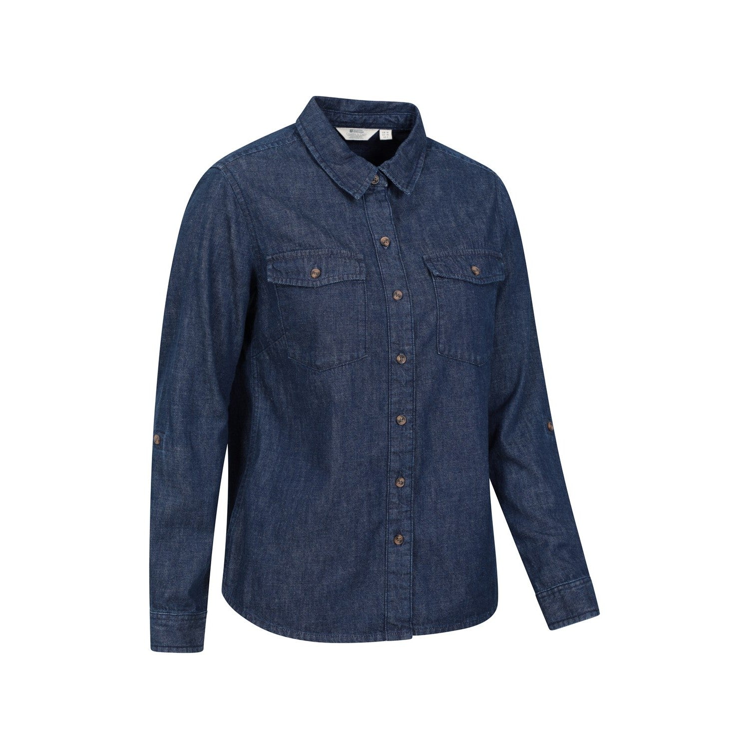 Blue - Lifestyle - Mountain Warehouse Womens-Ladies Darla Denim Shirt