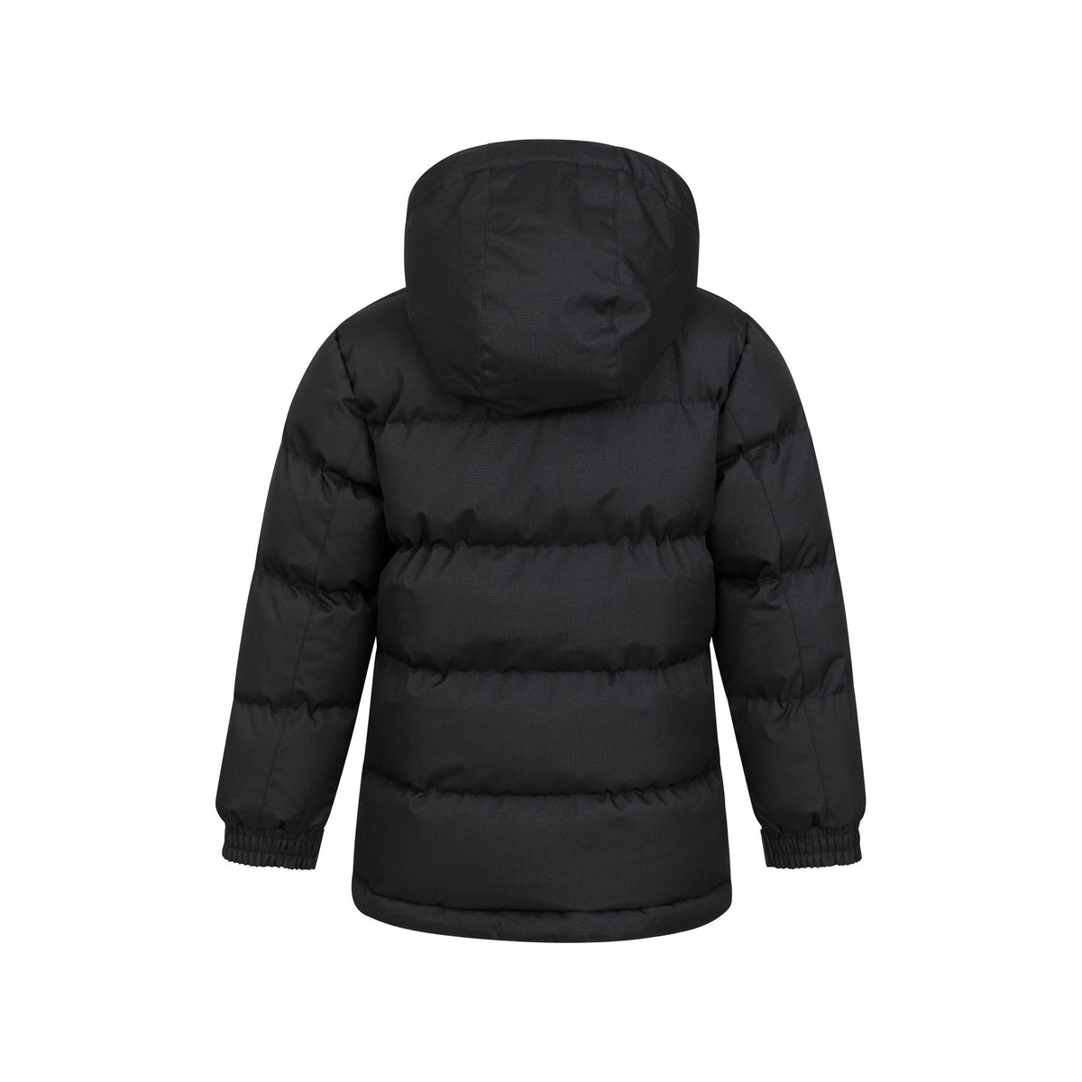 Jet Black - Back - Mountain Warehouse Childrens-Kids Snow II Water Resistant Padded Jacket