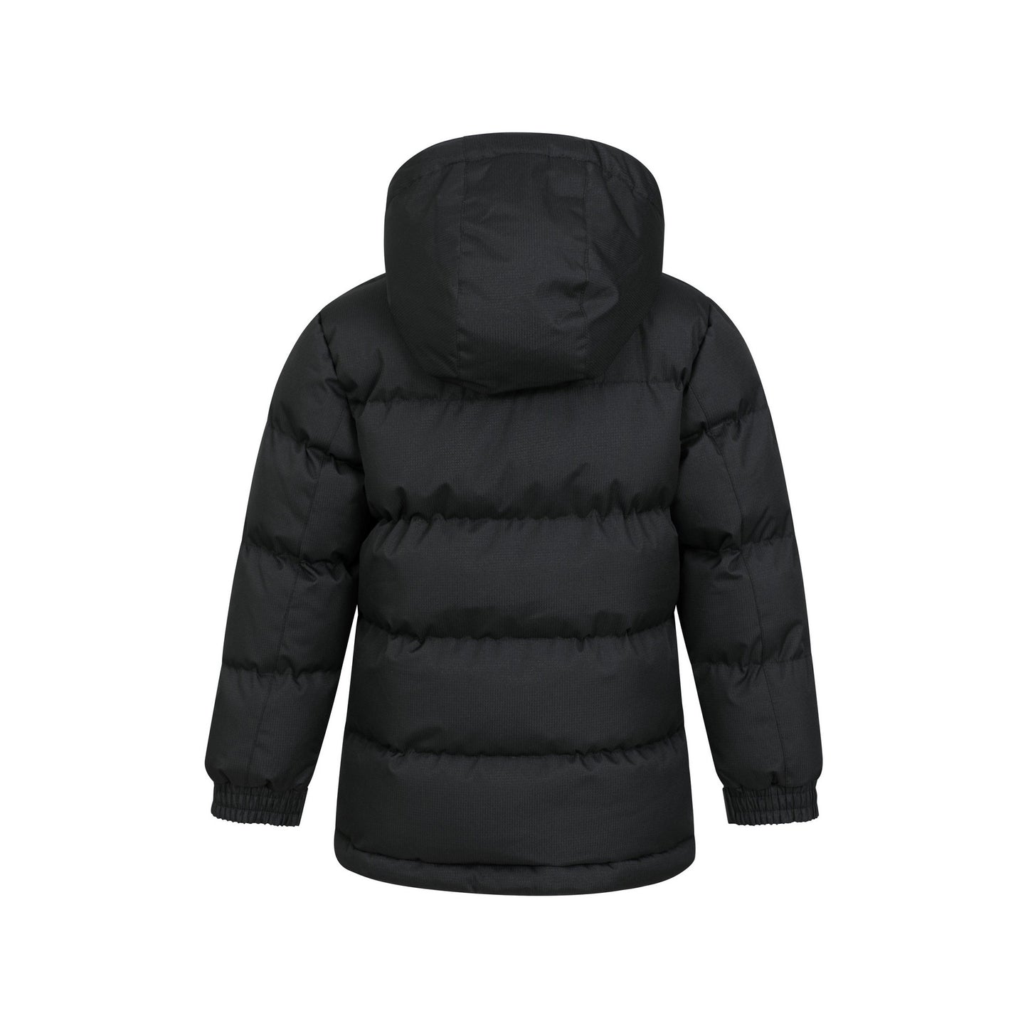 Jet Black - Back - Mountain Warehouse Childrens-Kids Snow II Water Resistant Padded Jacket