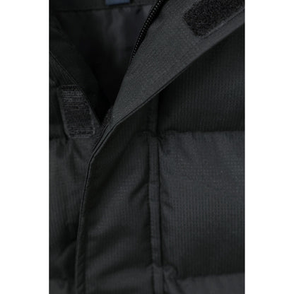 Jet Black - Pack Shot - Mountain Warehouse Childrens-Kids Snow II Water Resistant Padded Jacket