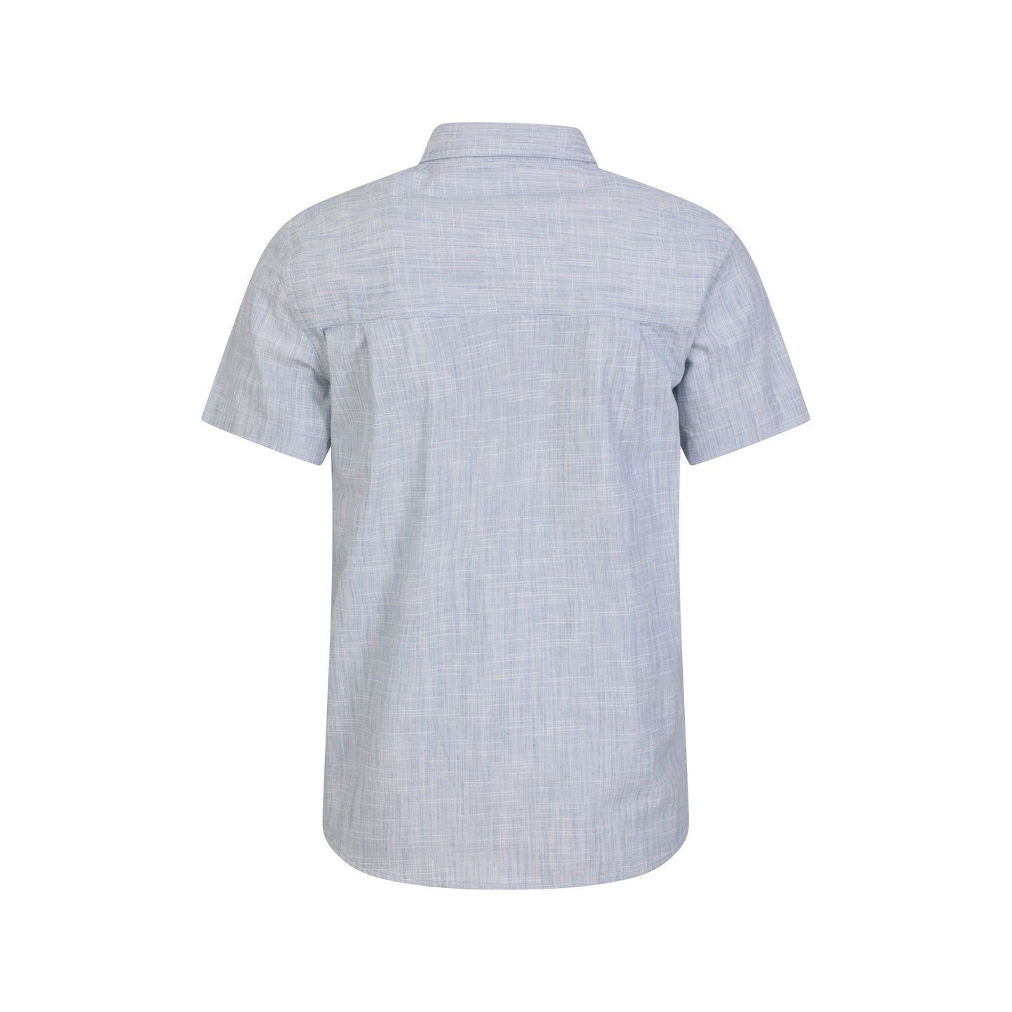 Denim - Back - Mountain Warehouse Mens Coconut Slub Short-Sleeved Shirt
