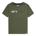 Green - Front - Animal Childrens-Kids Alex Classic Organic T-Shirt