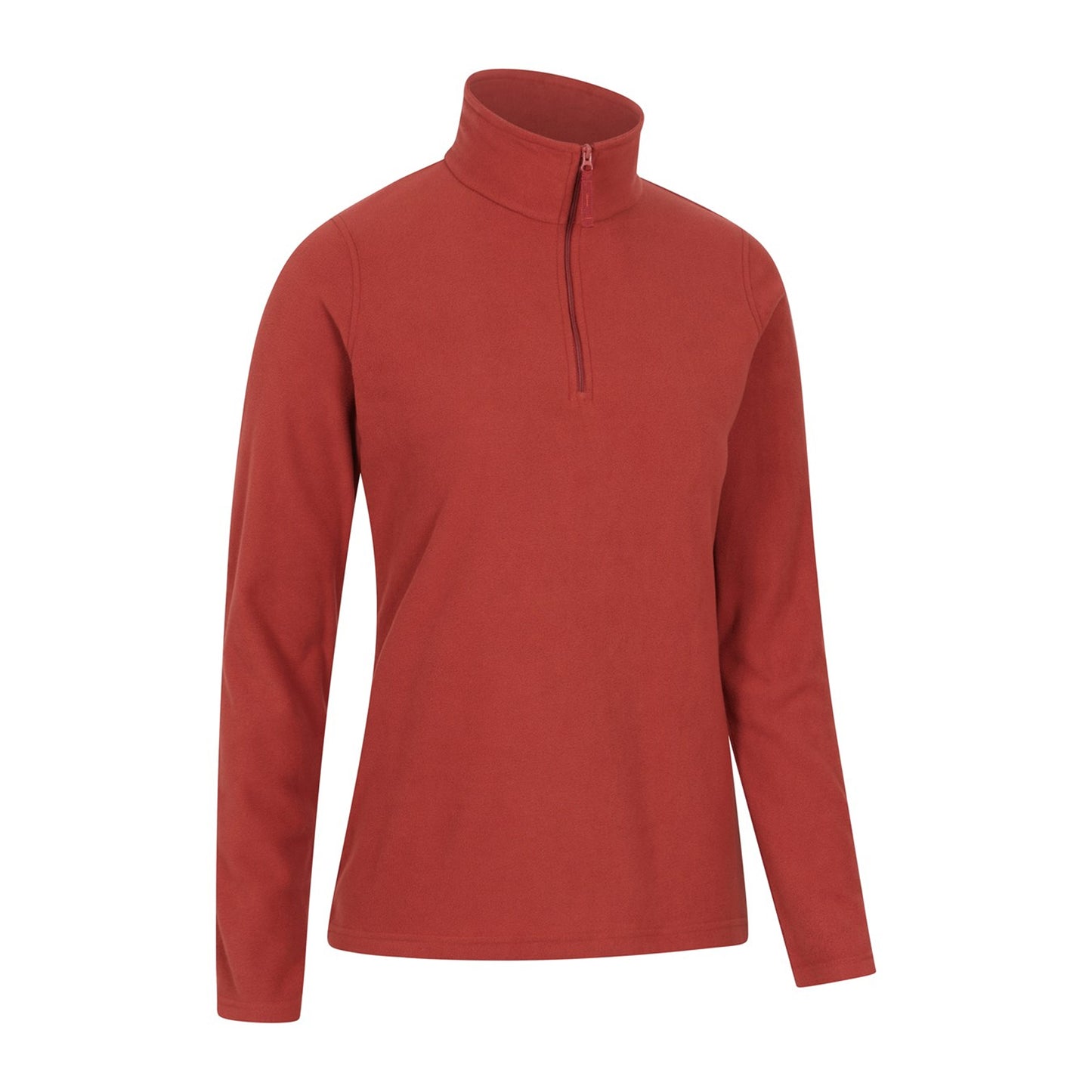 Burnt Orange - Side - Mountain Warehouse Womens-Ladies Camber II Fleece Top
