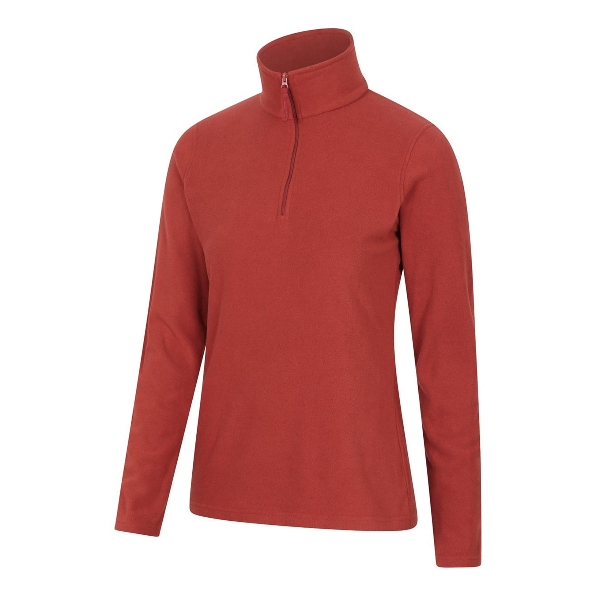 Burnt Orange - Lifestyle - Mountain Warehouse Womens-Ladies Camber II Fleece Top