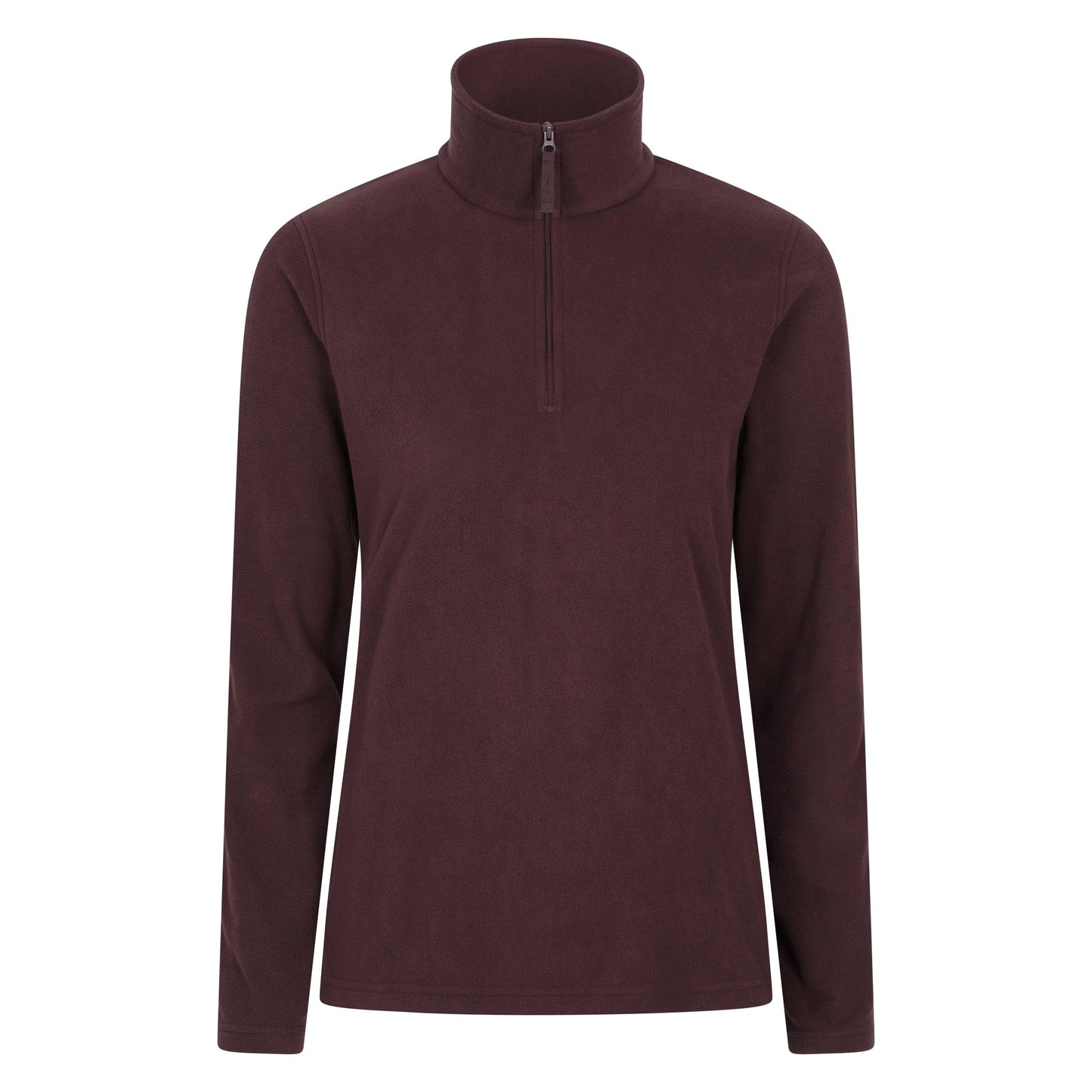 Brown - Front - Mountain Warehouse Womens-Ladies Camber II Fleece Top