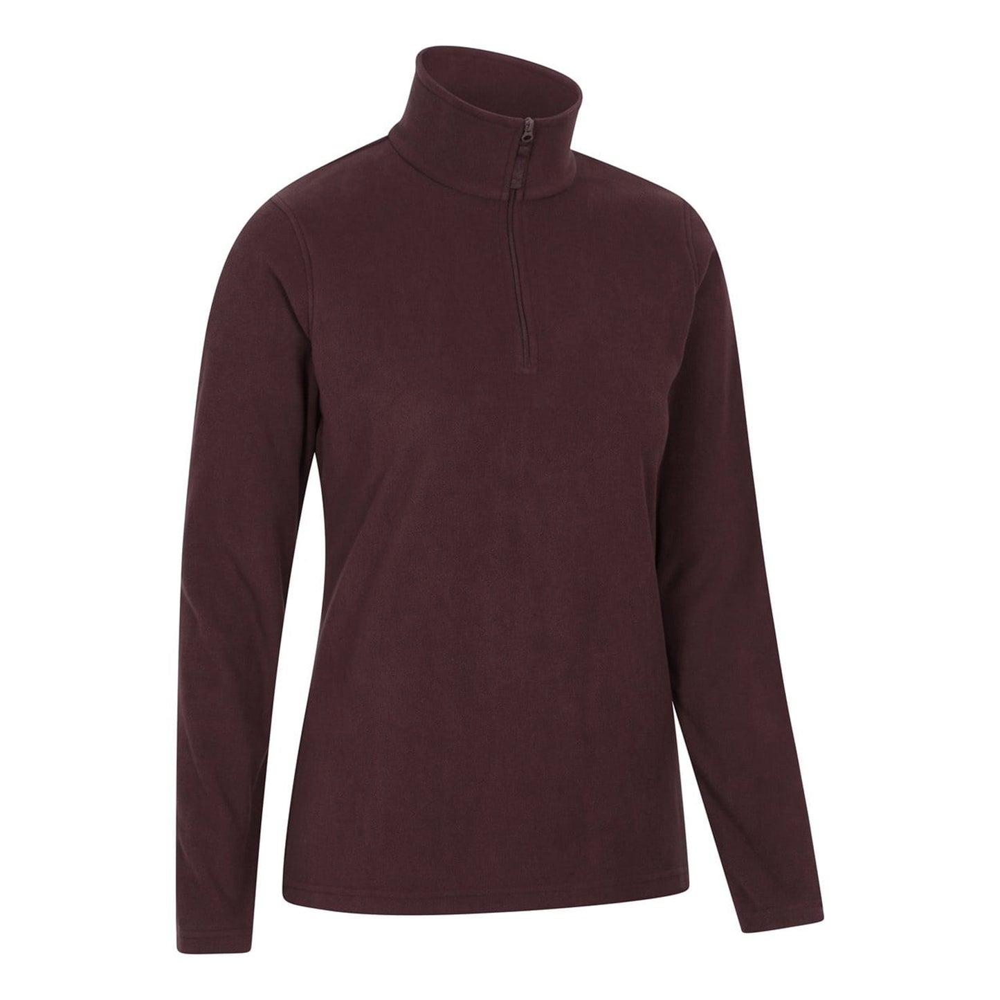 Brown - Back - Mountain Warehouse Womens-Ladies Camber II Fleece Top