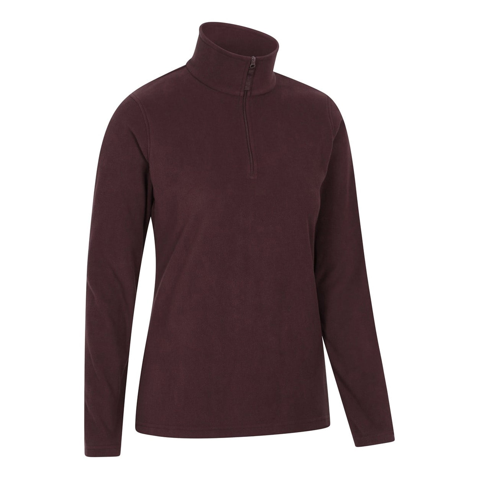 Brown - Back - Mountain Warehouse Womens-Ladies Camber II Fleece Top
