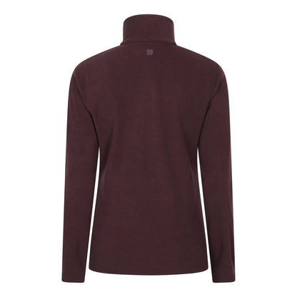 Brown - Side - Mountain Warehouse Womens-Ladies Camber II Fleece Top