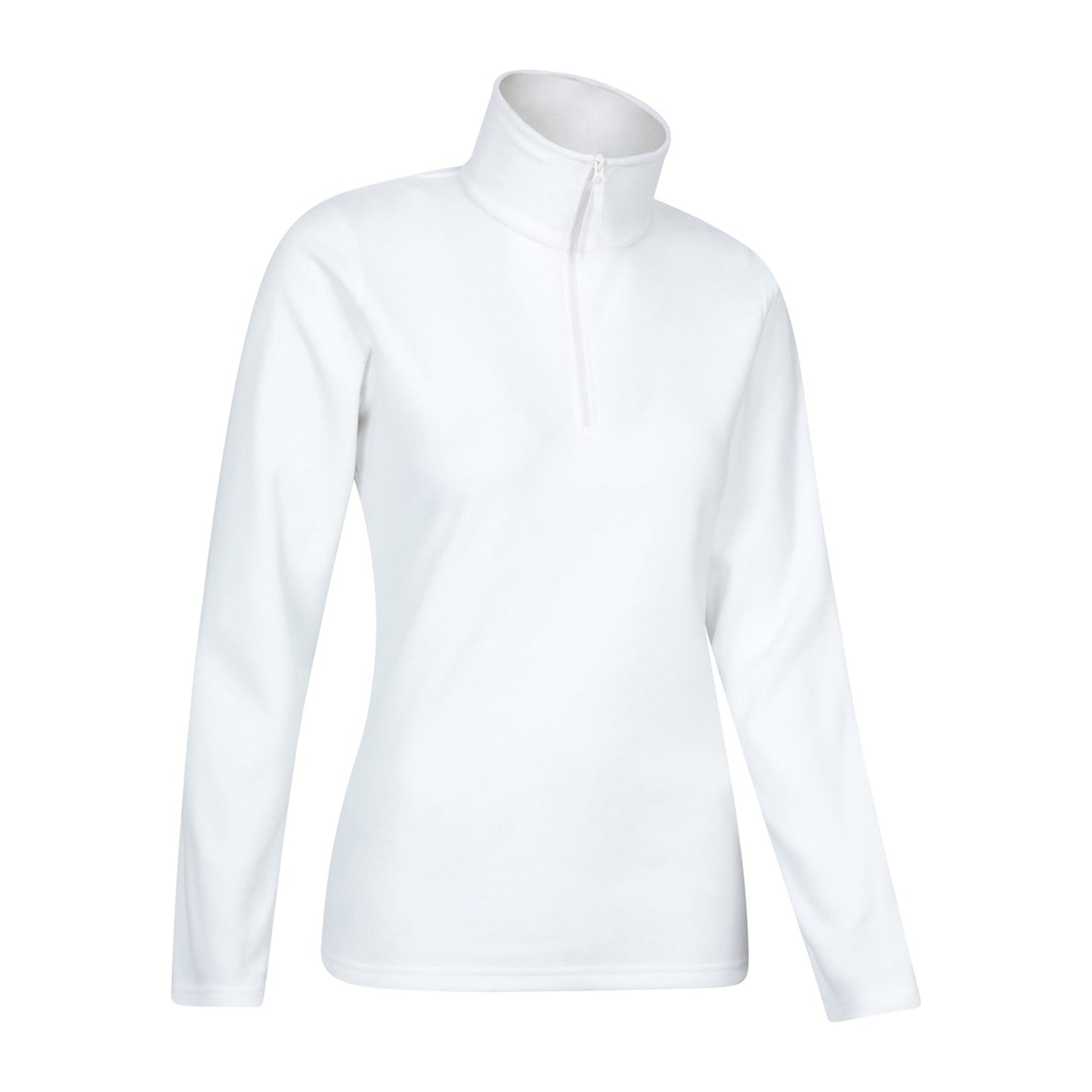 Beige - Back - Mountain Warehouse Womens-Ladies Camber II Fleece Top