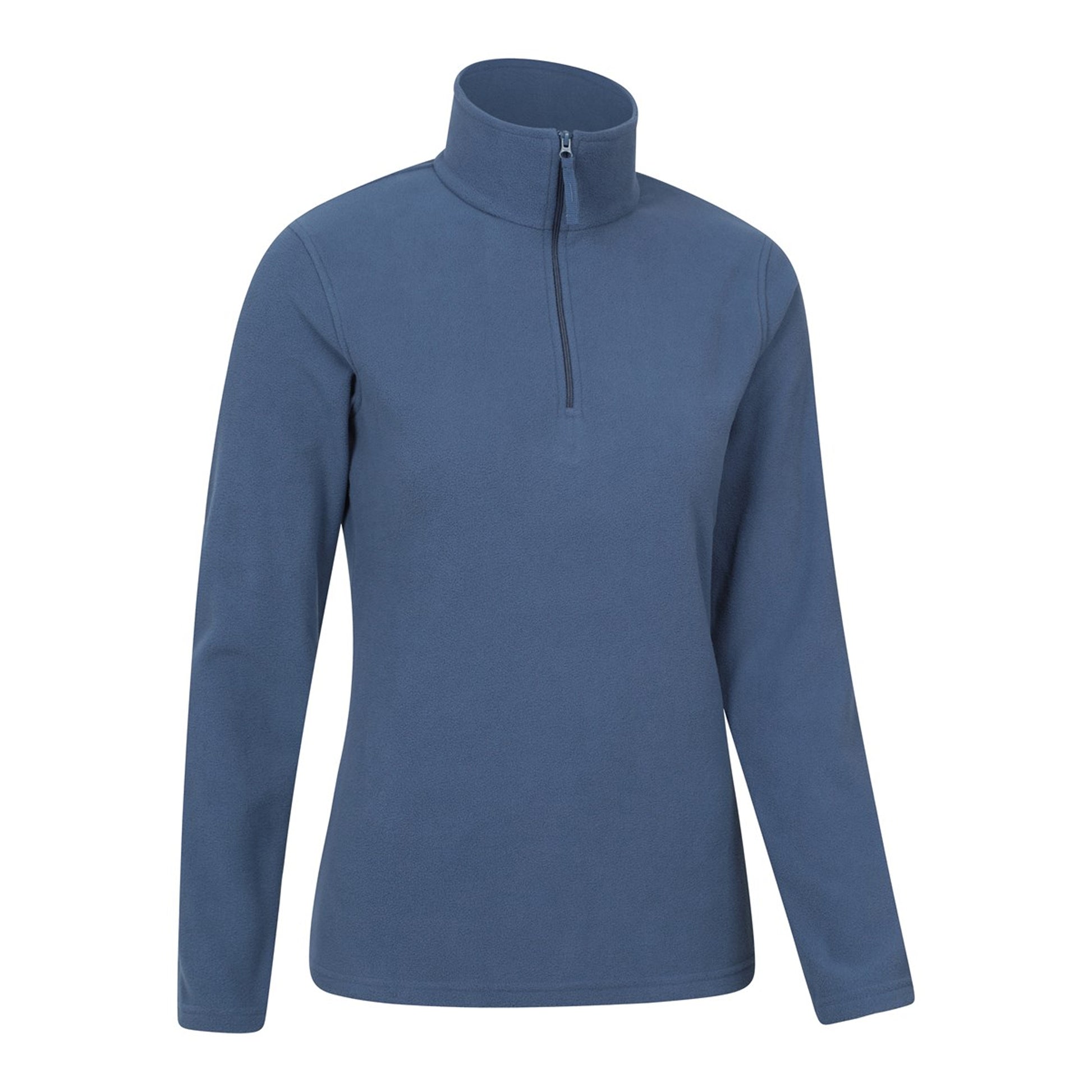 Indigo - Side - Mountain Warehouse Womens-Ladies Camber II Fleece Top