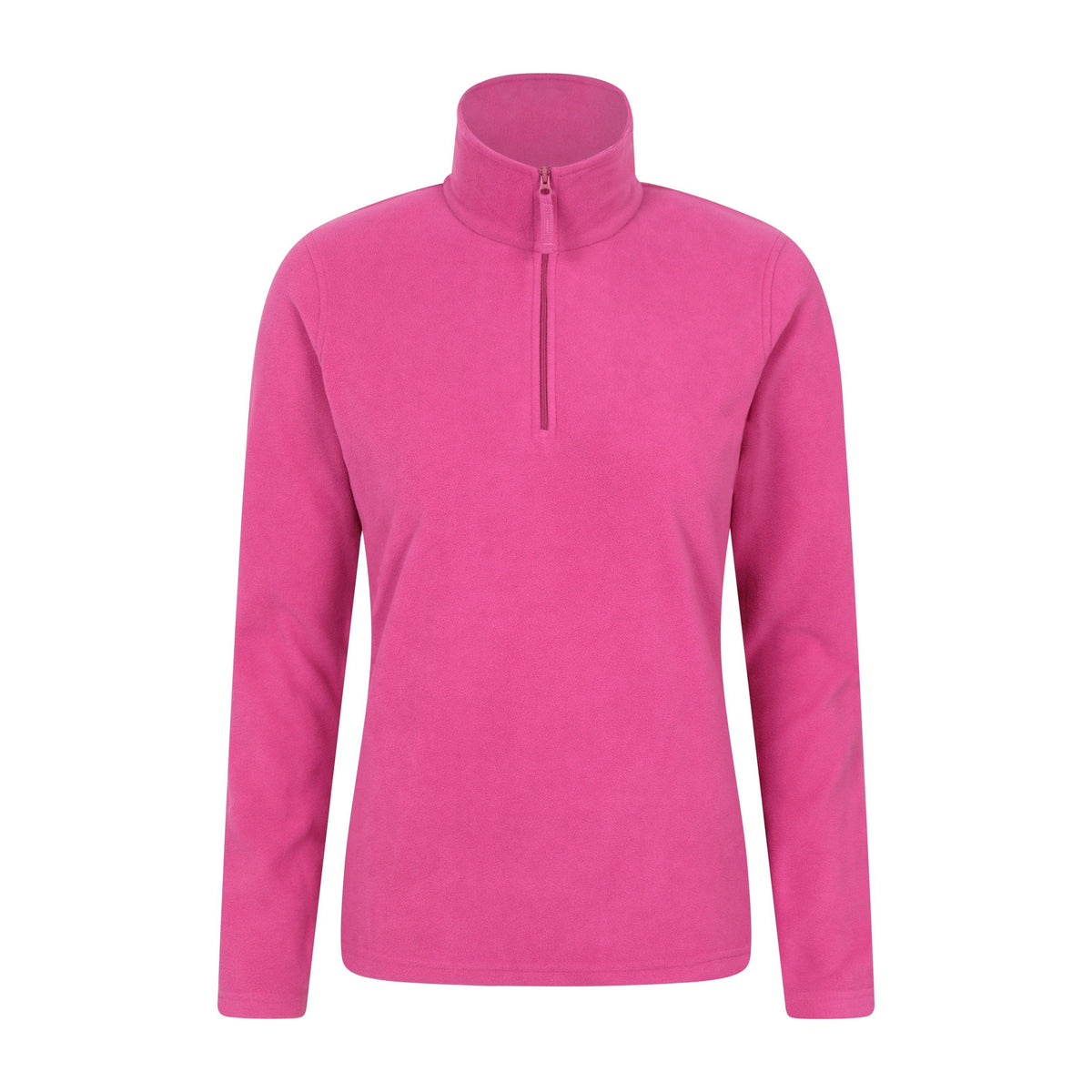 Dark Pink - Front - Mountain Warehouse Womens-Ladies Camber II Fleece Top