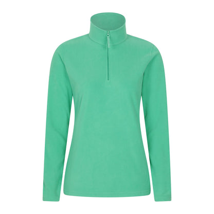 Green - Front - Mountain Warehouse Womens-Ladies Camber II Fleece Top
