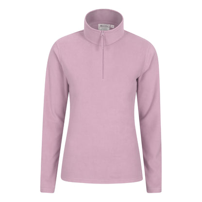 Light Pink - Front - Mountain Warehouse Womens-Ladies Camber II Fleece Top