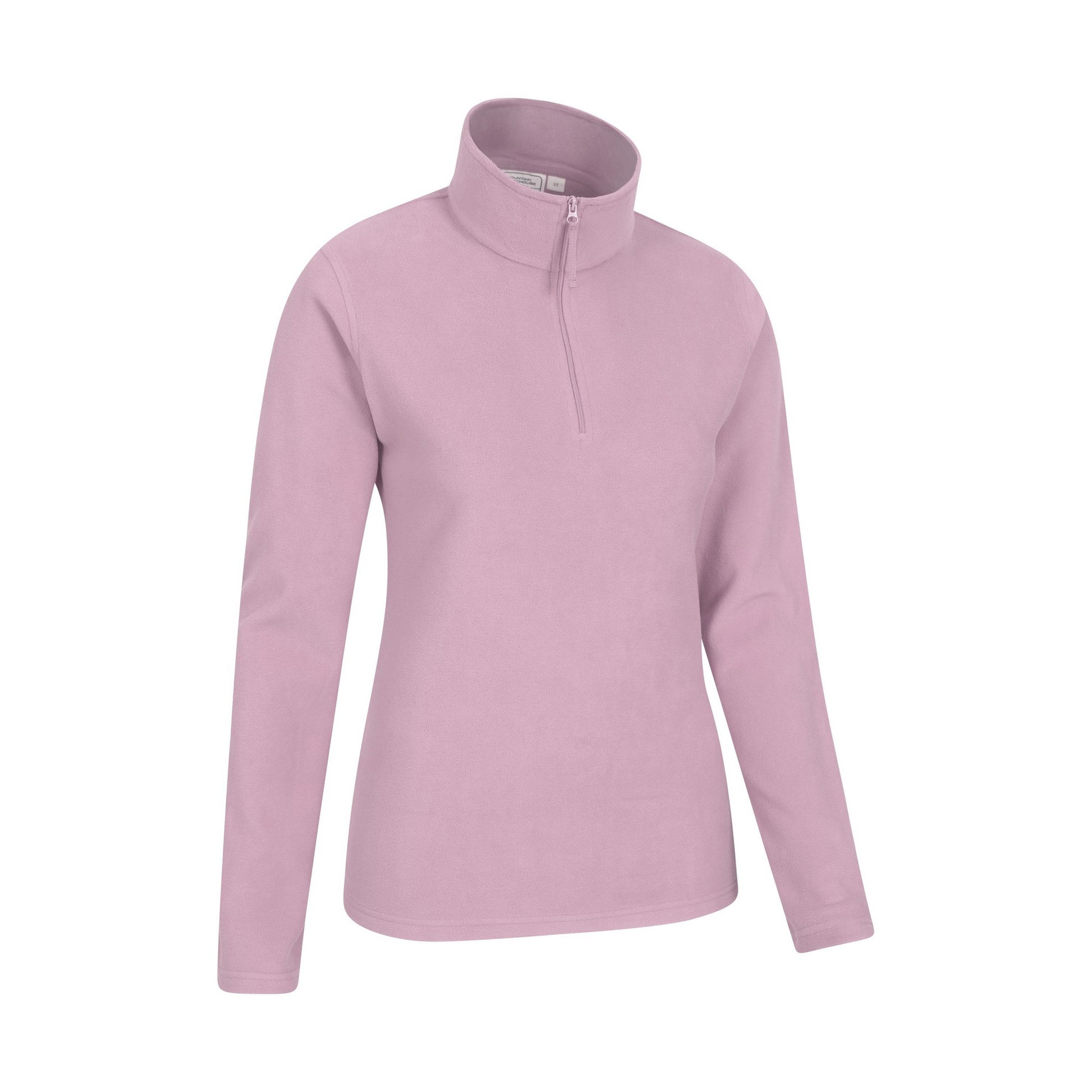 Light Pink - Side - Mountain Warehouse Womens-Ladies Camber II Fleece Top