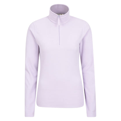 Purple - Front - Mountain Warehouse Womens-Ladies Camber II Fleece Top