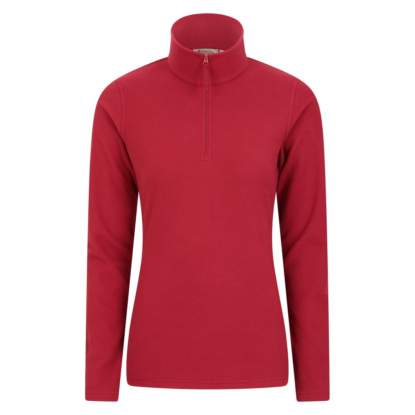 Red - Front - Mountain Warehouse Womens-Ladies Camber II Fleece Top