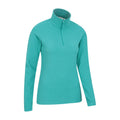 Teal - Side - Mountain Warehouse Womens-Ladies Camber II Fleece Top