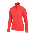 Active Red - Back - Mountain Warehouse Womens-Ladies Camber II Fleece Top