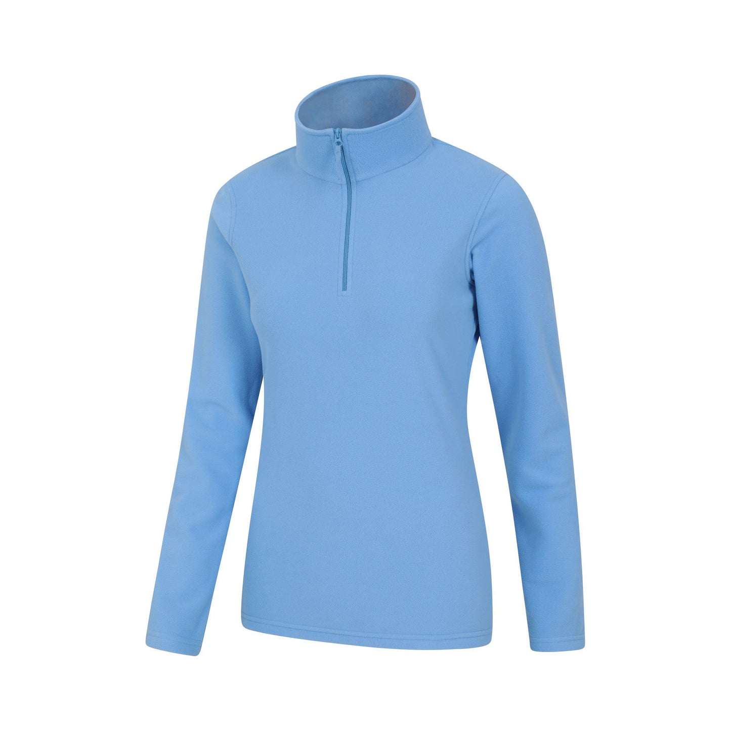 Bright Blue - Side - Mountain Warehouse Womens-Ladies Camber II Fleece Top