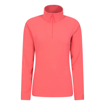 Bright Pink - Front - Mountain Warehouse Womens-Ladies Camber II Fleece Top