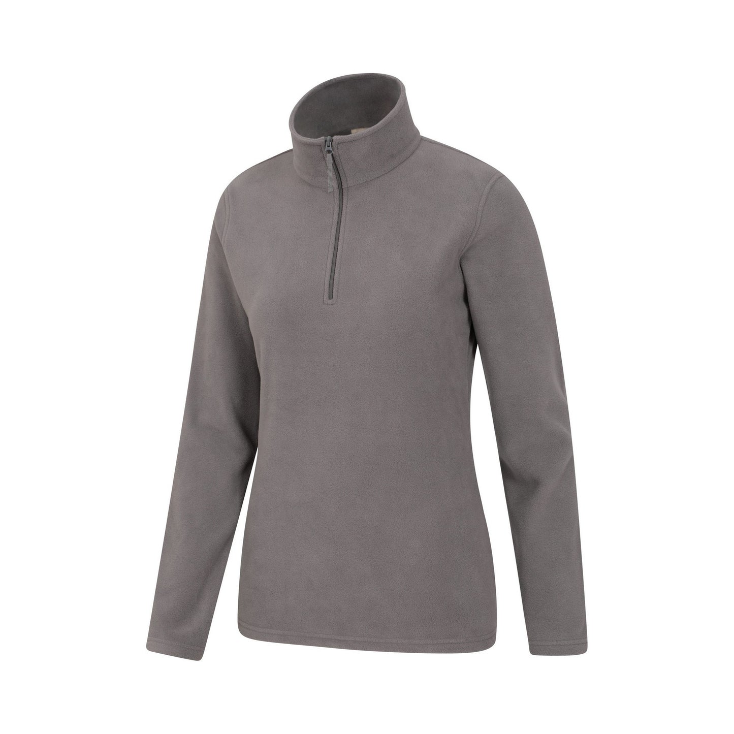 Dark Grey - Side - Mountain Warehouse Womens-Ladies Camber II Fleece Top