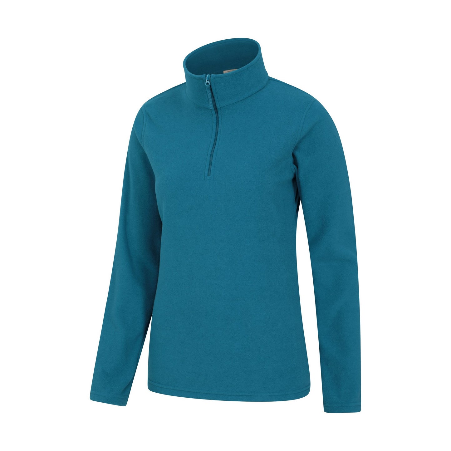 Dark Teal - Side - Mountain Warehouse Womens-Ladies Camber II Fleece Top