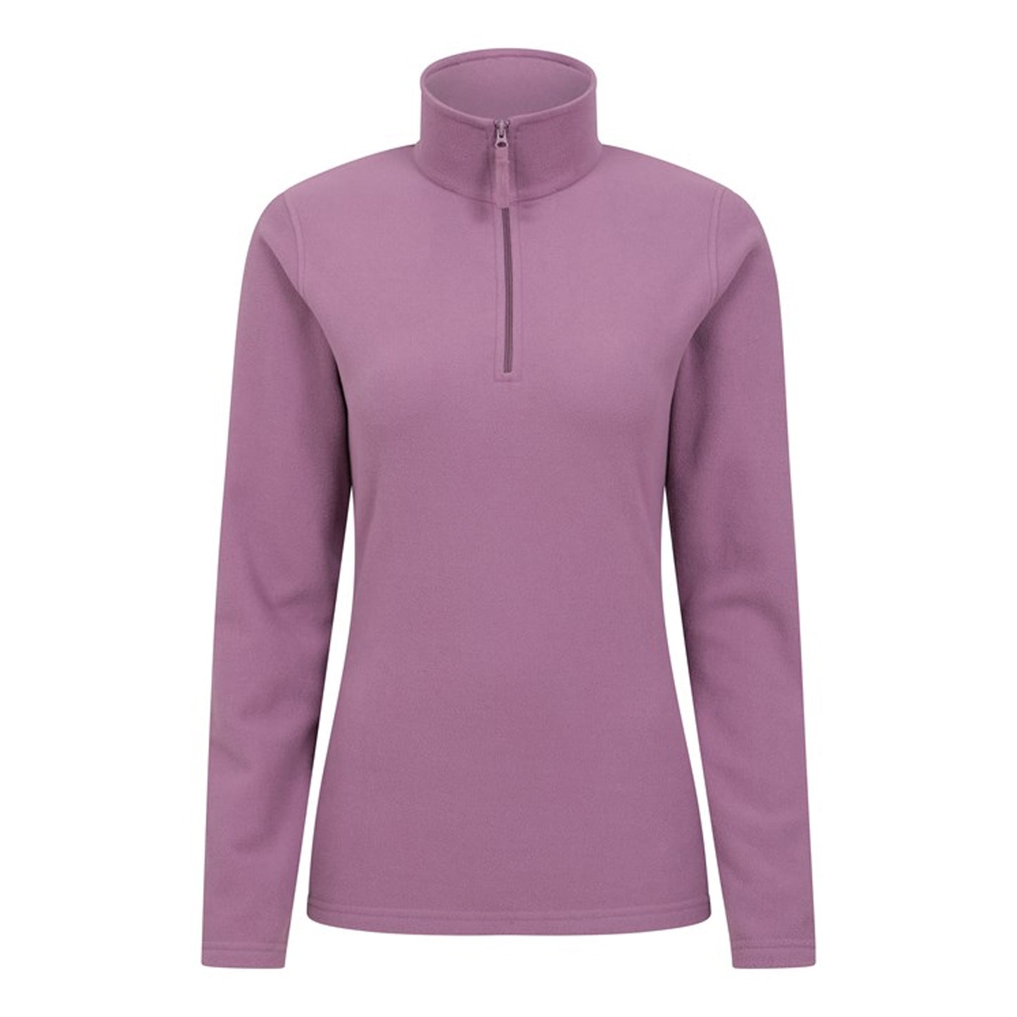 Dusky Purple - Front - Mountain Warehouse Womens-Ladies Camber II Fleece Top