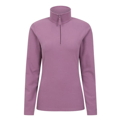 Dusky Purple - Front - Mountain Warehouse Womens-Ladies Camber II Fleece Top