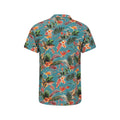Blue - Back - Mountain Warehouse Mens Leaf Print Beach Shirt