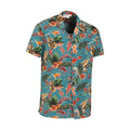 Blue - Lifestyle - Mountain Warehouse Mens Leaf Print Beach Shirt