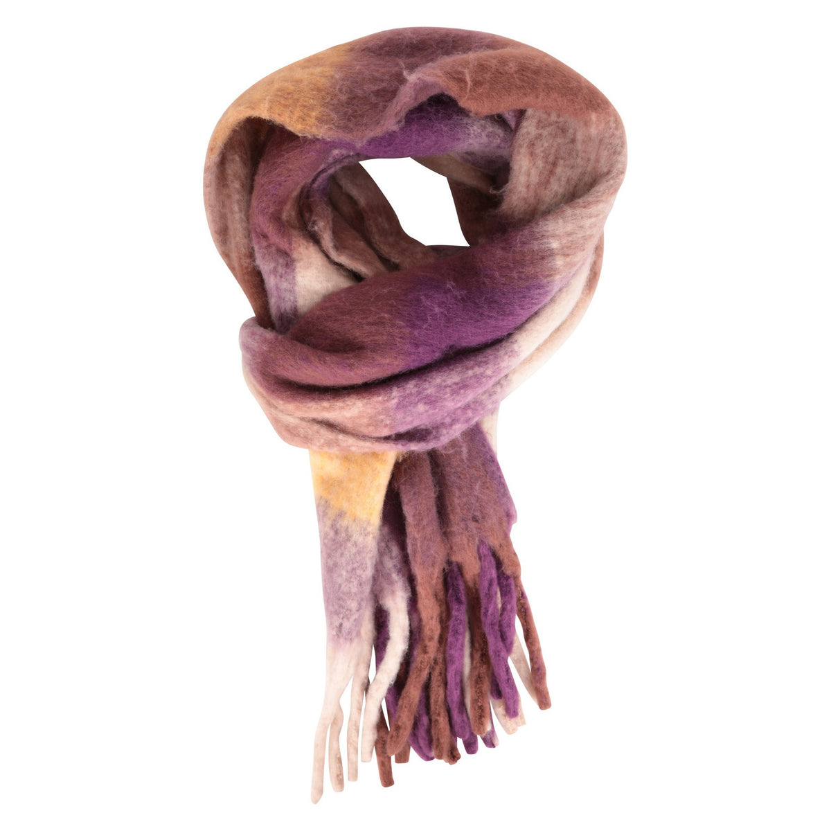Burnt Orange - Back - Mountain Warehouse Blanket Winter Scarf