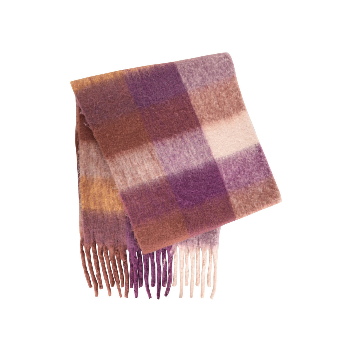Burnt Orange - Side - Mountain Warehouse Blanket Winter Scarf