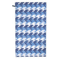 Dark Blue - Front - Mountain Warehouse Wave Pattern Microfibre Towel