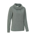 Dark Khaki - Lifestyle - Mountain Warehouse Womens-Ladies Hebridean Cowl Neck Fleece Top