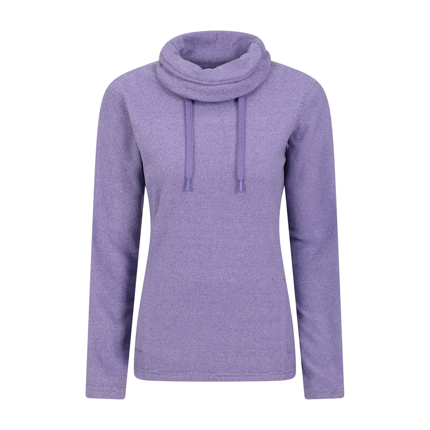 Grape - Front - Mountain Warehouse Womens-Ladies Hebridean Cowl Neck Fleece Top
