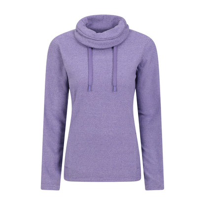 Grape - Front - Mountain Warehouse Womens-Ladies Hebridean Cowl Neck Fleece Top