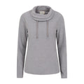 Dark Grey - Front - Mountain Warehouse Womens-Ladies Hebridean Cowl Neck Fleece Top