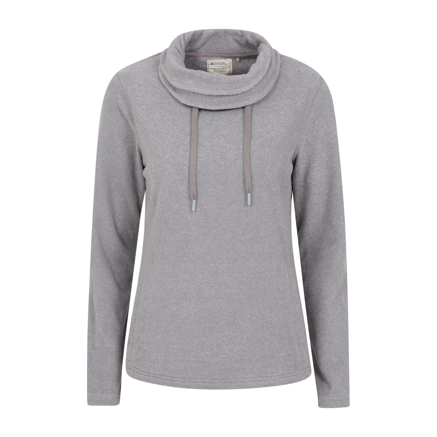 Dark Grey - Front - Mountain Warehouse Womens-Ladies Hebridean Cowl Neck Fleece Top
