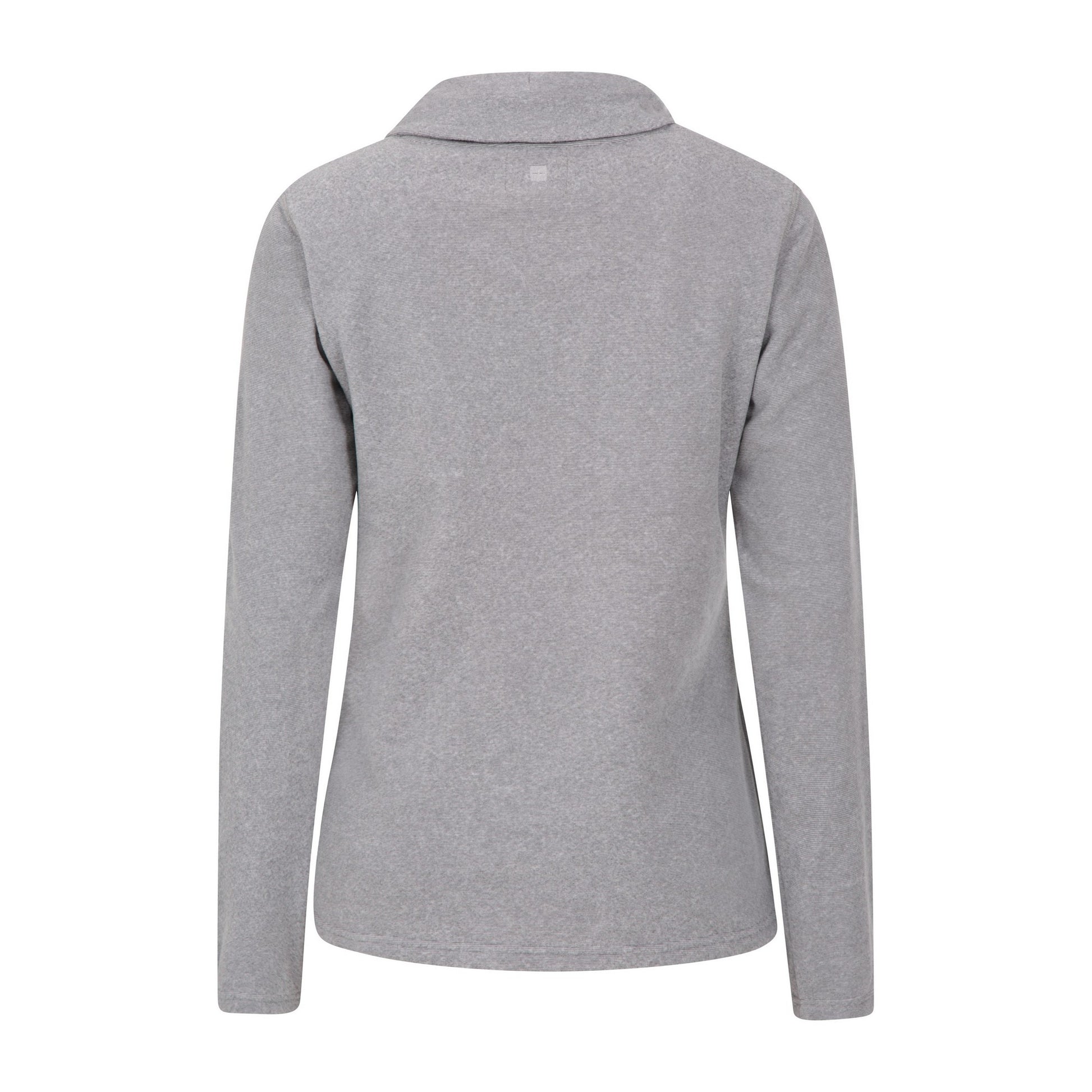 Dark Grey - Back - Mountain Warehouse Womens-Ladies Hebridean Cowl Neck Fleece Top