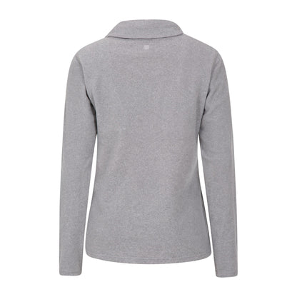 Dark Grey - Back - Mountain Warehouse Womens-Ladies Hebridean Cowl Neck Fleece Top