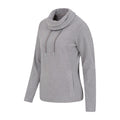 Dark Grey - Side - Mountain Warehouse Womens-Ladies Hebridean Cowl Neck Fleece Top