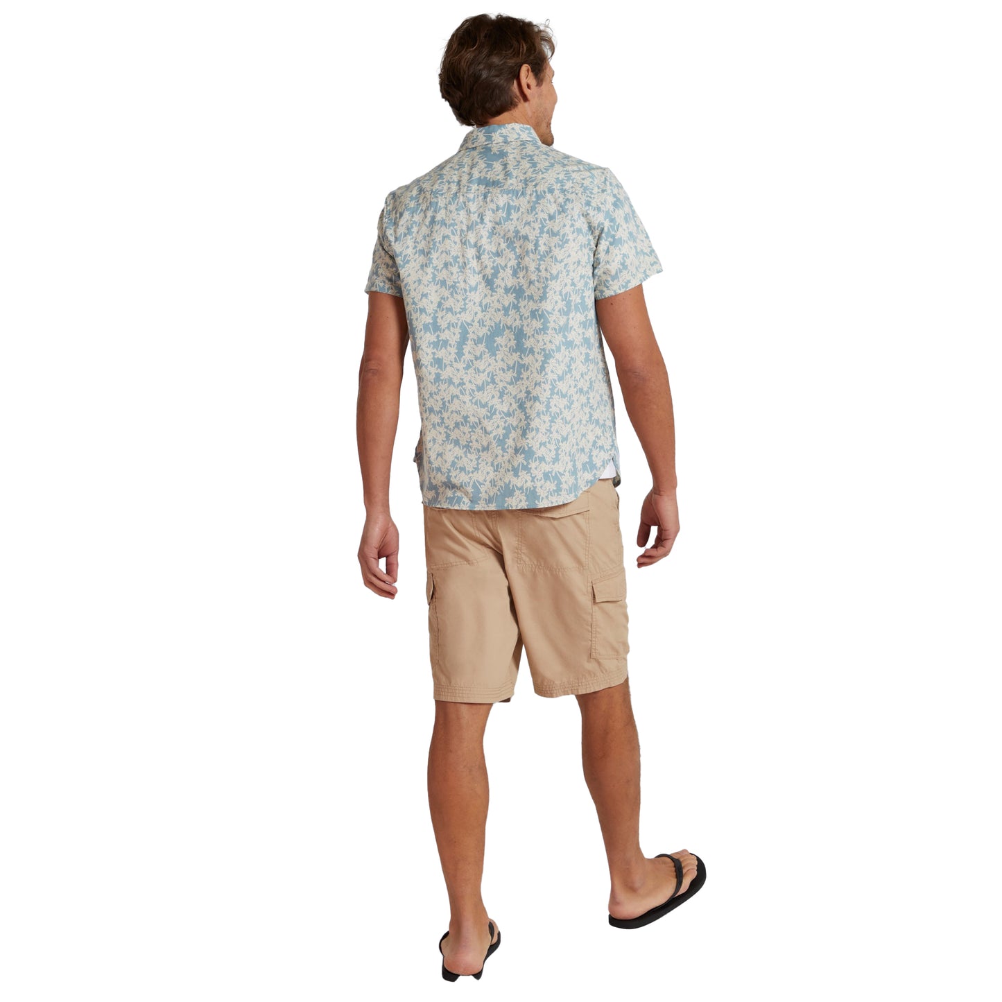 Green - Lifestyle - Animal Mens Jamie Palm Tree Organic Shirt